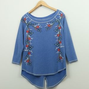Angel & Premium Cotton Thermal Embroidered Top
